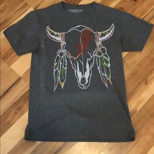 Cow skull tee